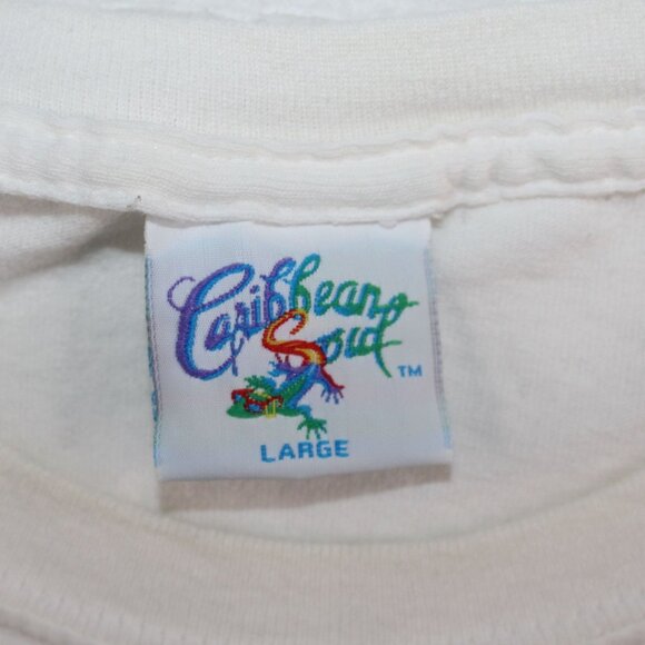 Vintage 2004 Mexico City Beer Guru Brewing Co Large Graphic White T-Shirt Tiki - Picture 13 of 14